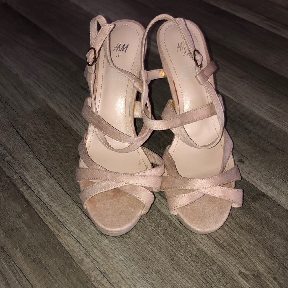 H&M ankle strap heels
